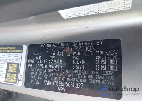 2023 Kia Niro Sx from USA, damaged, VIN KNDCT3LE6P5060827